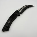 Pre-Owned Microtech Hawk w/ Black Aluminum Handle & Tactical Standard M390MK 166-1T