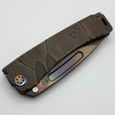 Medford Marauder Full Size Fallout Titanium Handles w/ 0.26" Vulcan S45VN Drop Point