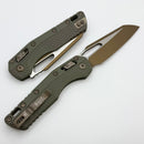 Microtech Knives MSI RAM LOK Moss Green Cerakote w/ Polymer Handles & M390MK 210T-1PMMG-C19Z23