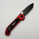 Pre-Owned Microtech Knives LUDT Gen III Black Tanto w/ Red Handle 1136-1RD