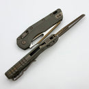 Microtech Knives MSI RAM LOK Moss Green Cerakote w/ Polymer Handles & M390MK 210T-1PMMG-C19Z23