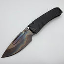 Medford Marauder Full Size DLC Titanium Handles w/ 0.26" Vulcan S45 Drop Point