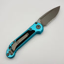 Pre-Owned Microtech Knives LUDT Gen III Apocalyptic Partial Serrated Drop Point w/ Turquoise Handle 1135-11APTQ