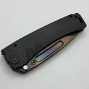 Medford Marauder Full Size DLC Titanium Handles w/ 0.26" Vulcan S45 Drop Point