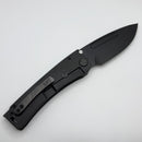 Medford Marauder Full Size DLC Titanium Handles w/ 0.26" DLC S45 Drop Point