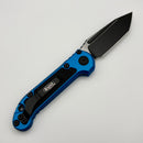 Pre-Owned Microtech Knives LUDT Gen III Black Tanto w/ Blue Handle 1136-1BL