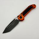 Pre-Owned Microtech Knives LUDT Gen III Black Tanto w/ Orange Handle 1136-1OR