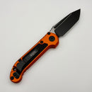 Pre-Owned Microtech Knives LUDT Gen III Black Tanto w/ Orange Handle 1136-1OR