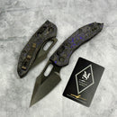 Coming Soon Marfione Select Microtech Manual Stitch RAM LOK Purple Haze Carbon Fiber w/ DLC Accents & DLC M390MK NCB Exclusive 169RL-1DLCTMS2
