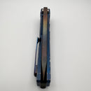 Pre-Owned Medford Marauder Full Size Blue Fallout Titanium Handles w/ 0.26" Vulcan 3V Drop Point