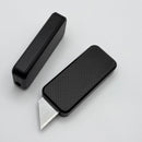 Rivery Manufacturing Zero Black Knurled Pattern Aluminum w/ Changeable Razor Blade