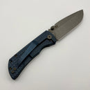 Pre-Owned McNees PM Mac 2 Gen 2 w/ Blue Frag Handles & 3" Stonewash MagnaCut