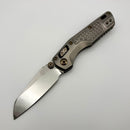 Pre-Owned Marfione Custom MSI RAM LOK Mini Double Vapor Blast Frag Titanium Handles w/ Flamed/Bronze Accents & Cracked Ice M390MK