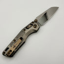 Pre-Owned Marfione Custom MSI RAM LOK Mini Double Vapor Blast Frag Titanium Handles w/ Flamed/Bronze Accents & Cracked Ice M390MK