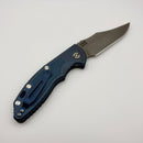 Hinderer XM18 3.5" Auto Battle Blue w/ Working Finish Bowie (Consignment)