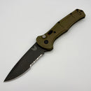 Benchmade Mini Claymore Ranger Green Grivory & Part Serrated Black CPM-D2 (Consignment)
