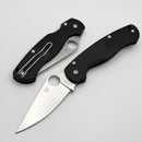 Spyderco Para-Military 2 Black Lightweight w/ CTS BD1N C81PBK2