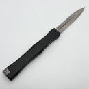 Marfione Custom Nemesis IV Black Handle w/ Blue Accents & D/E Compound Ground Cracked Ice