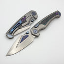 Remette RT Scepter Titanium Handle w/ Jazzy Camo Carbon Accents & Pearlescent Timascus Inlaid M390 SCPT-C