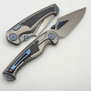 Remette RT Scepter Titanium Handle w/ Jazzy Camo Carbon Accents & Pearlescent Timascus Inlaid M390 SCPT-C