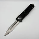 Microtech Combat Troodon Black w/ Double Edge Stonewash Full Serrated 142-12 (Consignment)