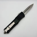 Microtech Combat Troodon Black w/ Double Edge Stonewash Full Serrated 142-12 (Consignment)