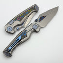 Remette RT Scepter Titanium Handle w/ Ultimate Warrior Camo Carbon Accents & Pearlescent Timascus Inlaid M390 SCPT-D