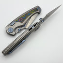 Remette RT Scepter Titanium Handle w/ Ultimate Warrior Camo Carbon Accents & Pearlescent Timascus Inlaid M390 SCPT-D