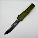 Microtech Knives Combat Troodon Gen III Black Single Edge w/ OD Green Handle 1143-1OD (Consignment)