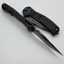 Custom Knife Factory & Anthony Marfione Collaboration Ratax w/ Blackwash Titanium Integral Handle & Polished DLC M398 One Per Household