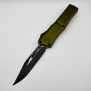 Microtech Knives Combat Troodon Gen III Black Bowie w/ OD Green Handle 1146-1OD (Consignment)