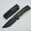 Chaves Pro-Tech Redencion 229 Auto w/ Green Handle & DLC Tanto S35VN
