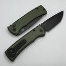 Chaves Pro-Tech Redencion 229 Auto w/ Green Handle & DLC Tanto S35VN