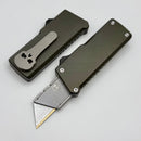 Chaves Auto C.H.U.B OTF w/ Crosshatch OD Green Handles