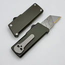 Chaves Auto C.H.U.B OTF w/ Crosshatch OD Green Handles