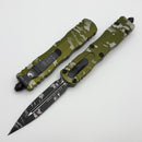 Microtech Dirac Delta OD Green Pixel Camo w/ Black D/E 227-1ODPXC