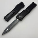 Microtech Knives Combat Troodon Gen III Black D/E w/ Gray Accents 1142-1GYSK