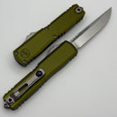 Microtech UTX-70 Gen IV w/ OD Green Handle & Stonewash S/E M390MK 11484-10OD