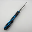 Microtech Glykon Blue Handle w/ Black Tanto M390MK 185-1BL (Consignment)