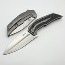 Reate Knives T4000 Titanium Handle w/ Marbled Carbon Fiber Inlay & 3.875" M390