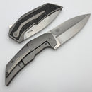 Reate Knives T4000 Titanium Handle w/ Marbled Carbon Fiber Inlay & 3.875" M390