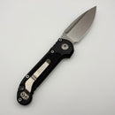 Microtech Knives LUDT Gen III Stonewash Drop Point w/ Black Handle 1135-10 (Consignment)
