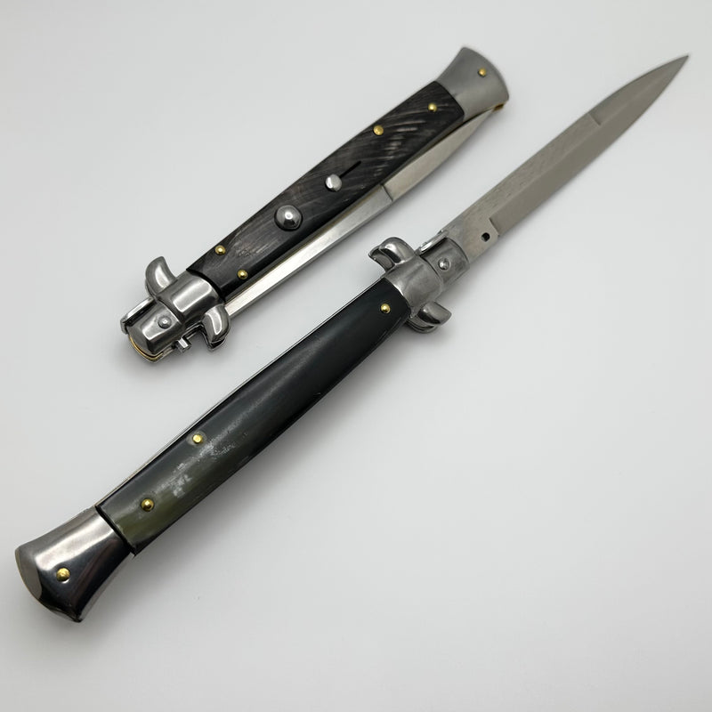 Frank B Italian Stiletto 11" w/ Bayonet Single Edge Blade