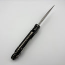 Microtech Knives LUDT Gen III Stonewash Drop Point w/ Black Handle 1135-10 (Consignment)