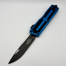Microtech Scarab 2 Gen 3 Spine Fluted S/E Tactical Standard w/ Blue Handle 1278-1BL (Consignment)