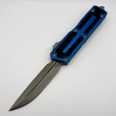 Microtech Scarab 2 Gen 3 Blue Handles w/ D/E-S Apocalyptic M390MK 1180-10APBL (Consignment)