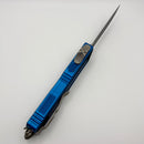 Microtech Scarab 2 Gen 3 Blue Handles w/ D/E-S Apocalyptic M390MK 1180-10APBL (Consignment)