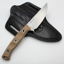 Microtech Akris w/ Dark Earth G-10 Handles & Stonewash Standard M390MK 95-10DE-2