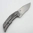 Reate Knives T3500 Titanium w/ Dark Matter Red Carbon Inlay & M390