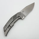 Reate Knives T3500 Titanium w/ Snake Skin Gold Carbon Inlay & M390